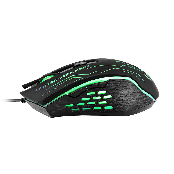 Discover the Wired Colorful Luminous Gaming Office Mouse