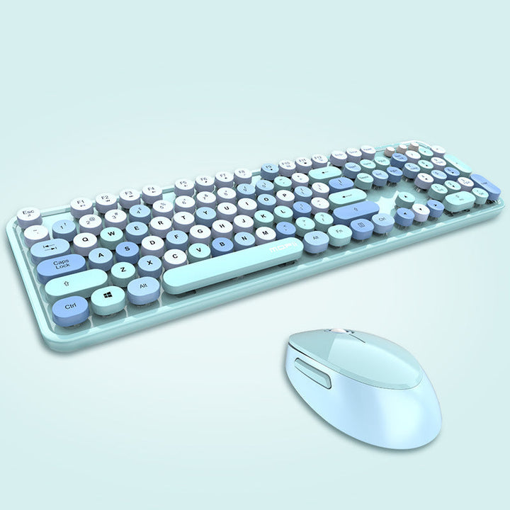 Elevate Your Workspace with the Wireless Keyboard and Mouse Set